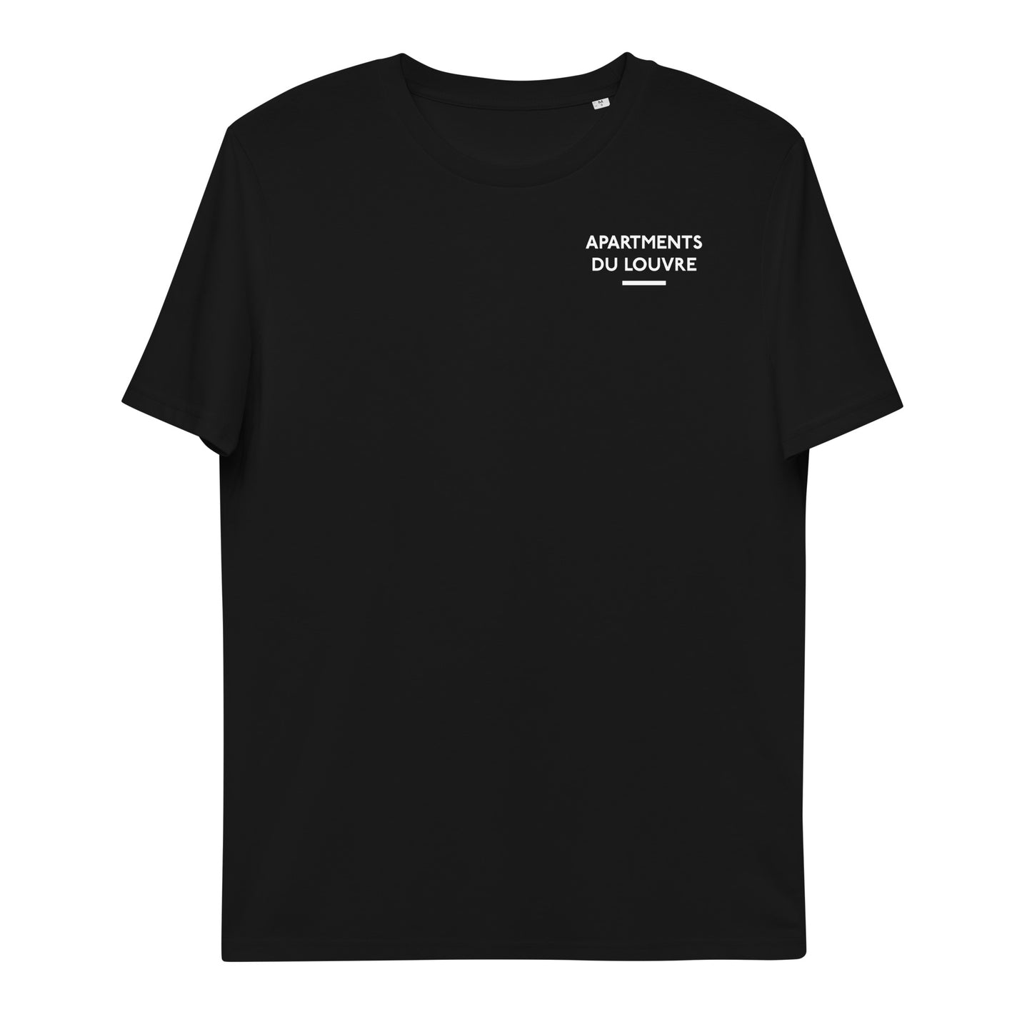 Apartments du Louvre - Unisex Organic Cotton T-shirt (Black)