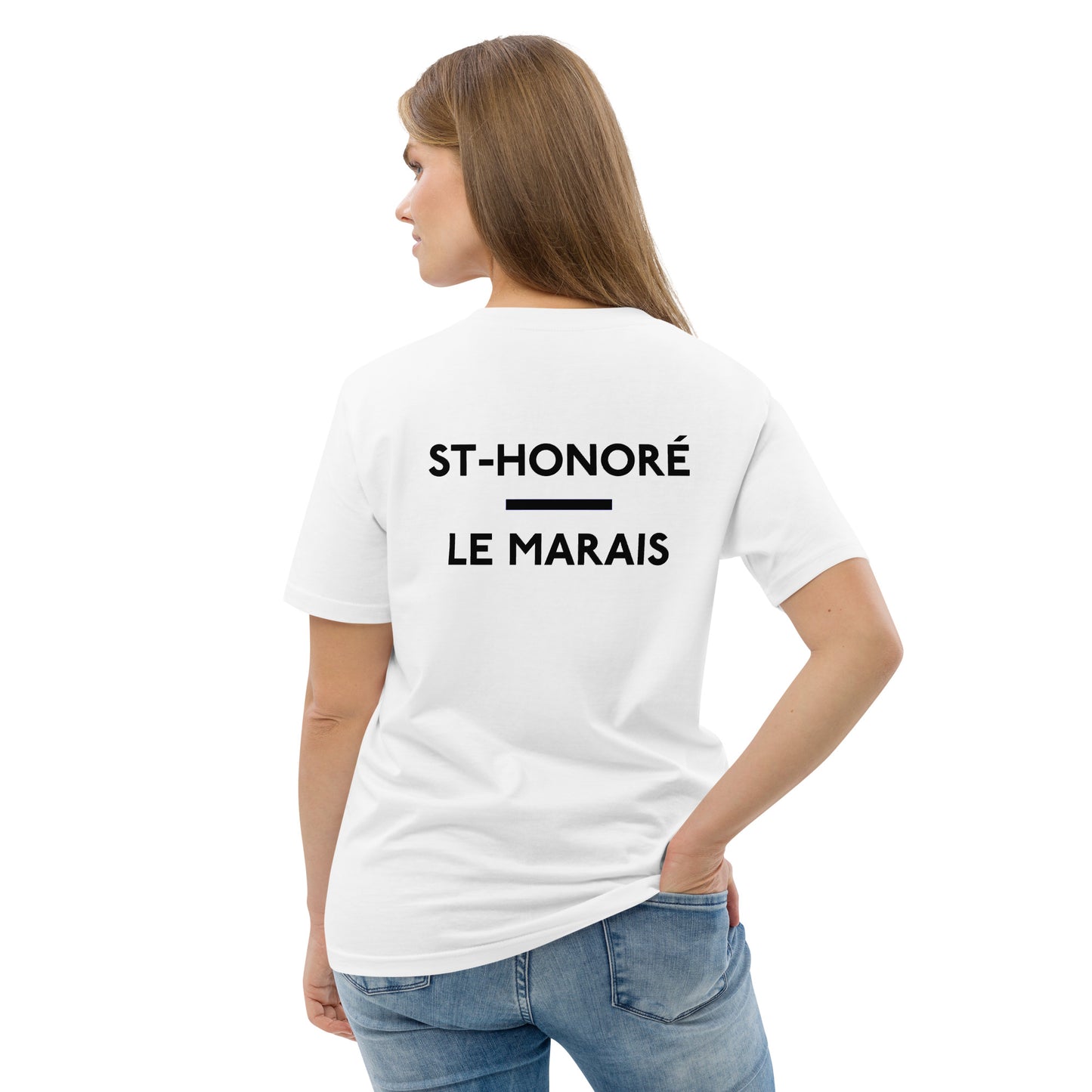 Apartments du Louvre - Unisex Organic Cotton T-shirt (White)