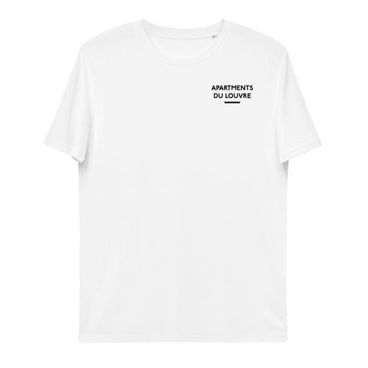 Apartments du Louvre - Unisex Organic Cotton T-shirt (White)